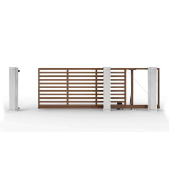 Откатные ворота с электроприводом серии Prestige