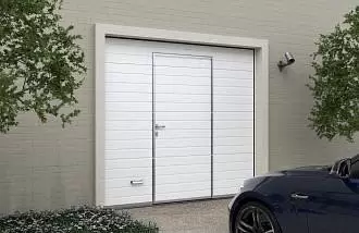 Гаражные ворота с калиткой серии Trend
