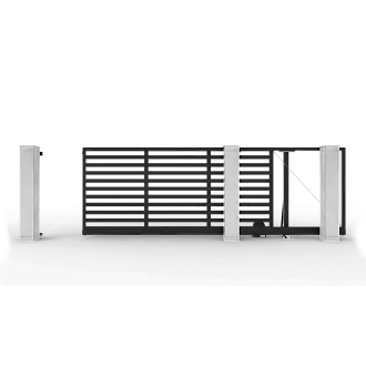 Откатные ворота с электроприводом серии Prestige